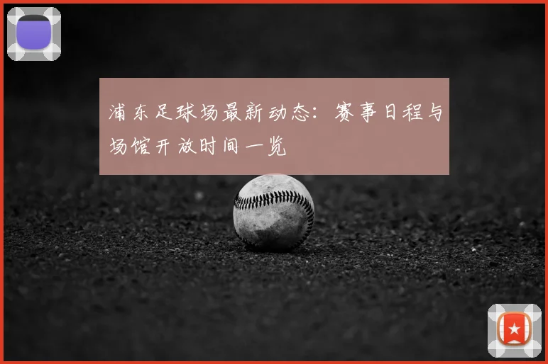 浦东足球场最新动态：赛事日程与场馆开放时间一览