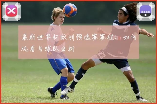 最新世界杯欧洲预选赛赛程：如何观看与球队分析